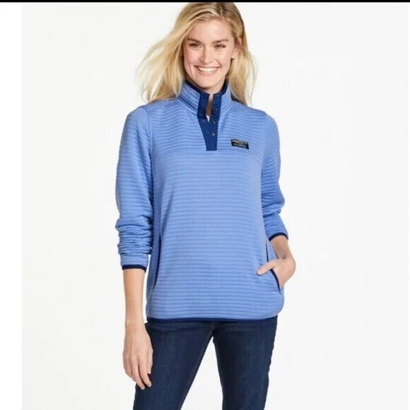 L.L. Bean Sweaters Ll Bean Airlight Knit Pullover Petite Xl 4 Snap